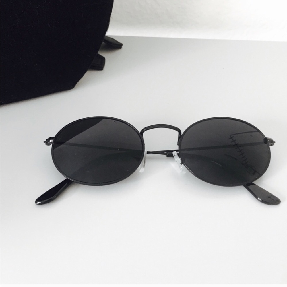 Retro Vintage Oval Frame Sunglasses